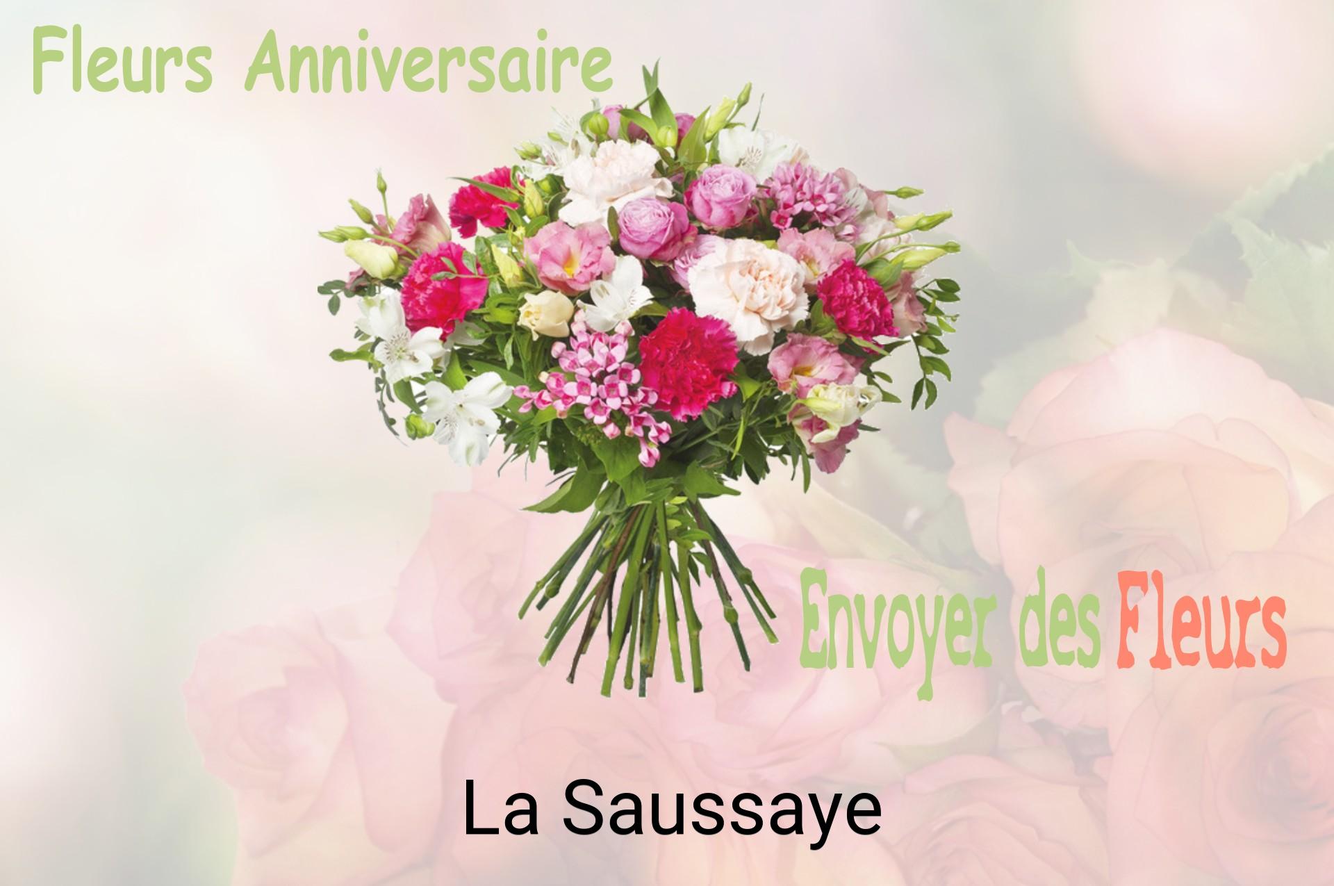 Bouquet de fleurs d’anniversaire livré à La Saussaye