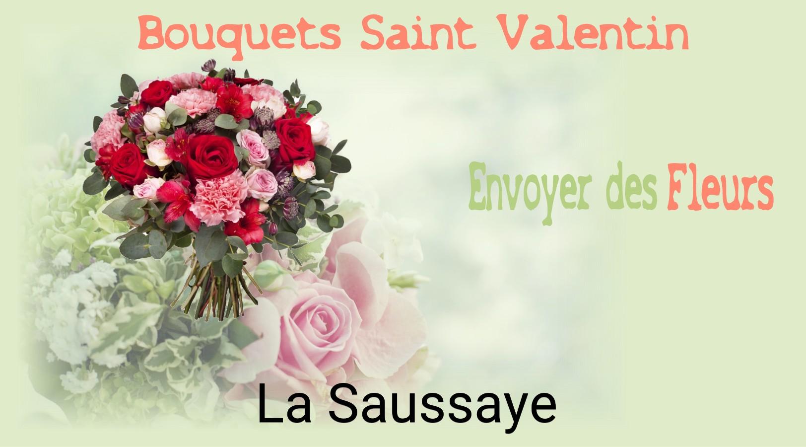 Roses de Saint-Valentin livrées à La Saussaye